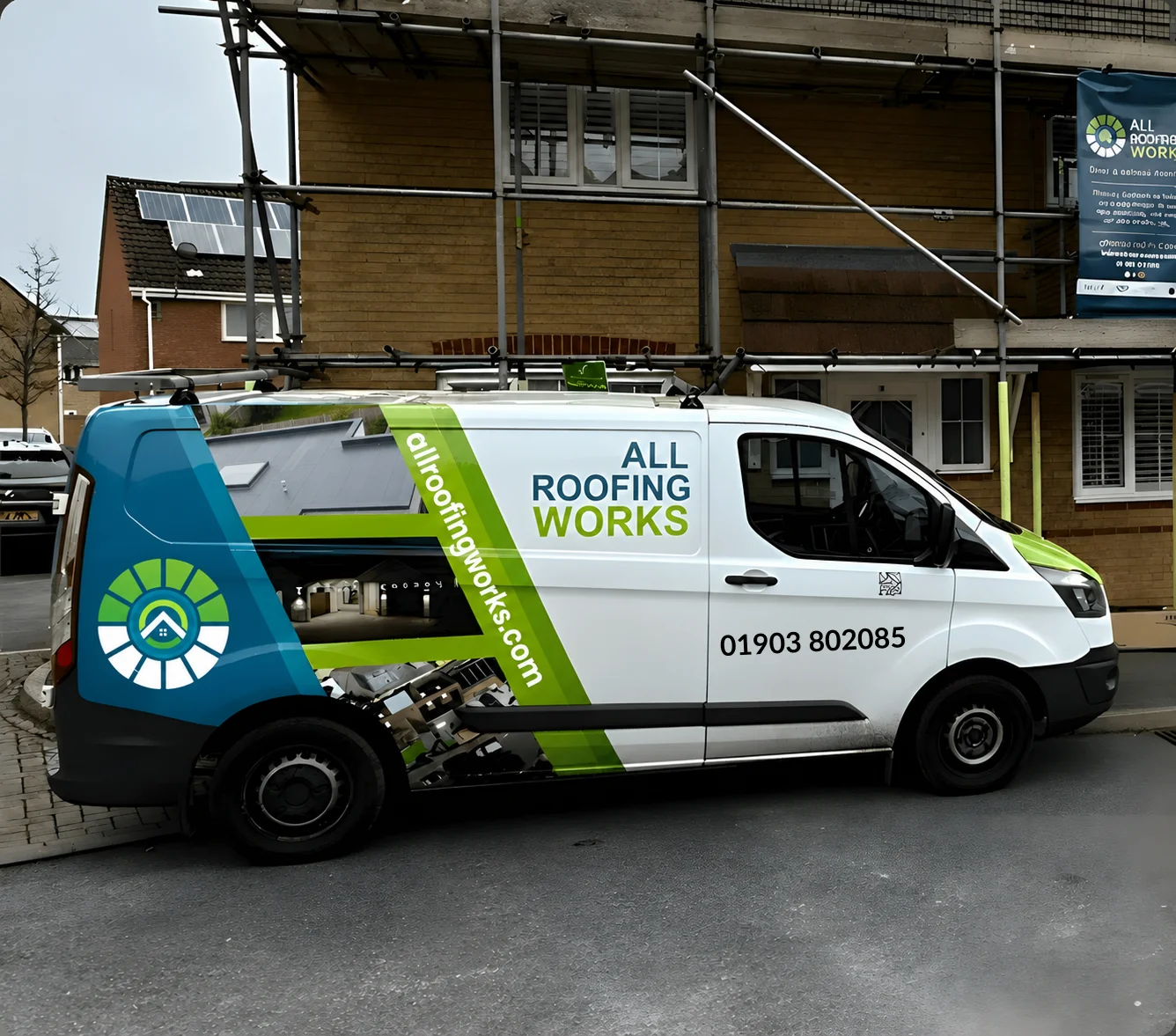 All Roofing Works van image1