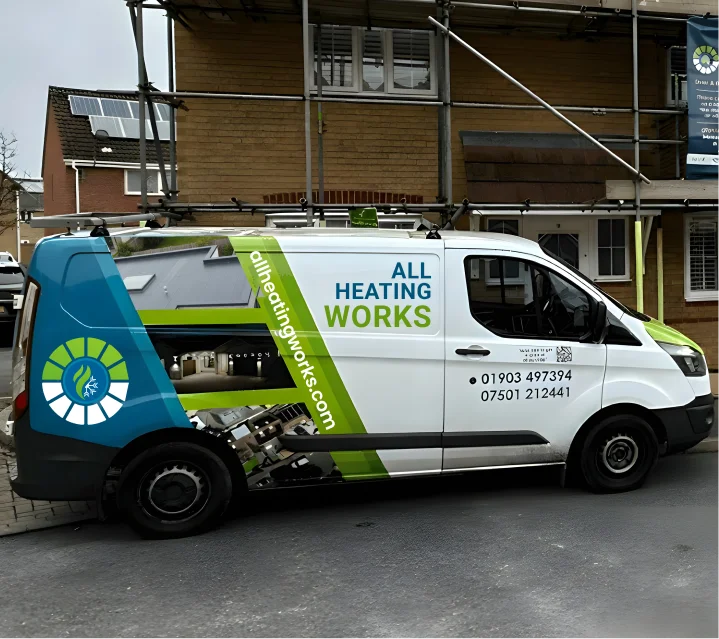 all heating work van image