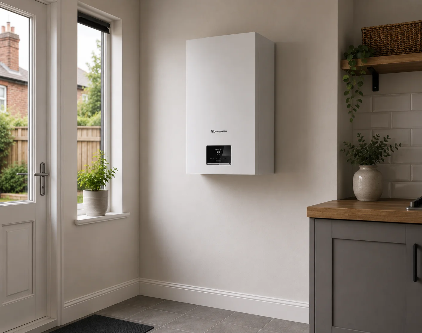 glowworm boiler on wall img5